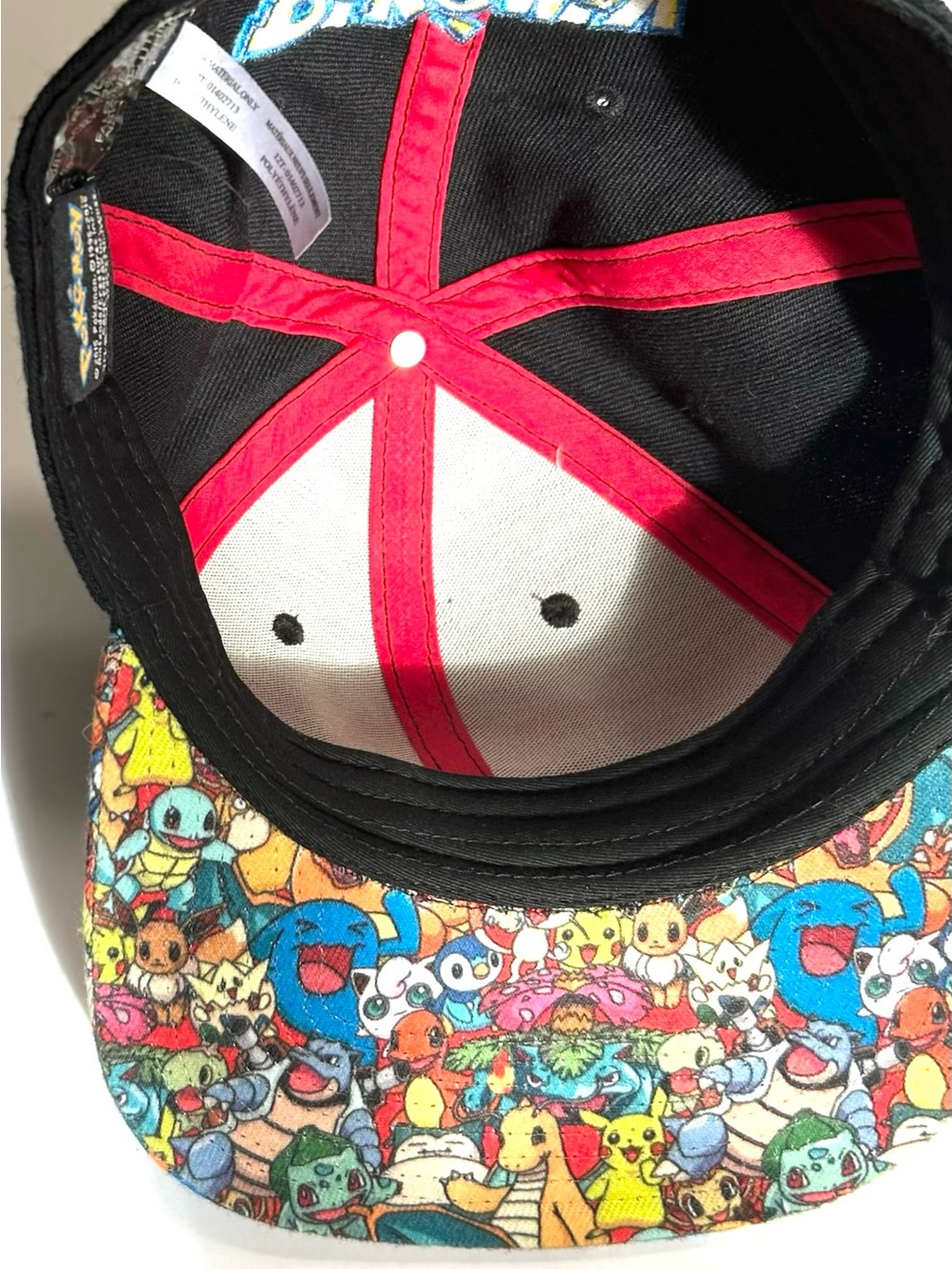 Pokémon Hat Official Snap Back Pokemon Cap Pokeball Full Bill SnapBack - Picture 5 of 10